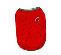 Dog Vests, Pet Summer Clothes, Soft Breathable Shirt for Dogs and Cats, Adorable Cute Watermelon and Pineapple Outfit for Small to Large Pets and Puppies