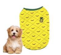 Dog Vests, Pet Summer Clothes, Soft Breathable Shirt for Dogs and Cats, Adorable Cute Watermelon and Pineapple Outfit for Small to Large Pets and Puppies