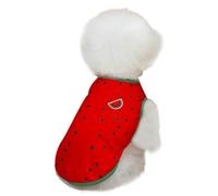 Dog Vests, Pet Summer Clothes, Soft Breathable Shirt for Dogs and Cats, Adorable Cute Watermelon and Pineapple Outfit for Small to Large Pets and Puppies