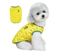 Dog Vests, Pet Summer Clothes, Soft Transpirable Shirt for Dogs and Cats, Adorable Watermelon and Pineapple Outfit for Small to Large Pets and Puppies