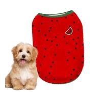 Dog Vests, Pet Summer Clothes, Soft Transpirable Shirt for Dogs and Cats, Adorable Watermelon and Pineapple Outfit for Small to Large Pets and Puppies