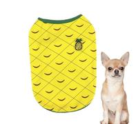 Dog Vests, Pet Summer Clothes, Soft Transpirable Shirt for Dogs and Cats, Adorable Watermelon and Pineapple Outfit for Small to Large Pets and Puppies