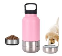 Dog Water Bottle, 1520ml Leak-Proof Pet Drinking Cup with Detachable Bowl, Portable Hydration Solution for Outdoor Travel, Hiking, Walking, Camping, Apartment Use
