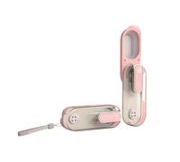 Dog Water Bottle, Botella de Agua portátil for Mascotas, tazón for Taza for Gato, Duradero, Resistente a caídas, Accesorios dispensadores de Bebidas for Perros y Gatos al Aire Libre,for Outdoor(Pink)