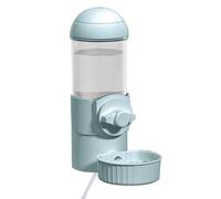 Dog Water Bottle Dispenser | Heated Water Bottle | Pet Beverage Feeder | 500ml Pet Drink Dispenser | Siphon Water Bottle | Unique Suspending Design & Easy Installation for Use in Pets Crates or Cages