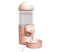 Dog Water Bottle Dispenser | Heated Water Bottle | Pet Beverage Feeder | 500ml Pet Drink Dispenser | Siphon Water Bottle | Unique Suspending Design & Easy Installation for Use in Pets Crates or Cages