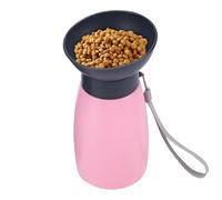 Dog Water Bottle Portable, 600ml Water Dispenser 4.09x7.87 Inches Compact and Travel-Friendly, Leak-Proof Pet Drinking Container for Walking Outing Park Car Running Road Trip Hiking Outdoor Camping