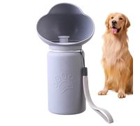 Dog Water Bottle, Portable Plegable Pet Dispenser, Leak Proof Silicone Pet Water Container, High Temperature Puppy Drink Flask for Hiking, Camping, Outdoor, 9,25 x 4,33 x 3,15 pulgadas