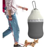 Dog Water Bottle portátil, 400 ml Dog Supplies, Drinking with Carabiner, Small Dog Water Dispenser, Good Sealing for Drinking and Eating, Puppy and Cat Water, 5,91 x 3,15 pulgadas