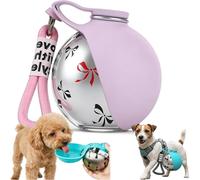 Dog Water Bottle with Bowl, 2 in 1 Leak-Proof Foldable Pet Water Dispenser for Travel,Pet Travel Hydration Dispenser Container Cup Drinking Outdoor Lightweight Easy Carry for Walking Hiking (#03)