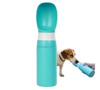 Dog Water Bottles, Stainless Steel Dispenser, 3,74 x 11,61 x 27,56 pulgadas, 400 ml Spill Proof Portable, Water Cup for Puppy, Travel, Hiking, Beach, Road Trip, Car, Walking and Camping