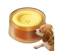 Dog Water Bowl, 1200 ml Floating Disk Dispenser, Slow Drinking Pet Feeder with Spill Proof Control System, Anti Splash Non Spill Water Dish Design, Clean Drinking Station for Dogs, Pet Bowl for Home