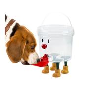 Dog Water Bowl Dispenser, Pet Water Fountain Bowl, Cat Dog Drinking Station, Smile Design Hydration System, Automatic Waters Bowls, Spill Proof Base Structure, for Home Living Room