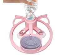 Dog Water Bowl Fountain - Automatic Pet Waterer with Suction Cup Base