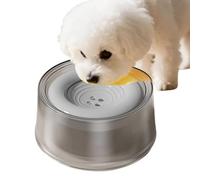 Dog Water Dish | 1200ml Anti Splash Floating Disk Pet Feeding | Dog Water Dispenser Slow Feed Bowl | for Small Medium Large Home Apartment Travel Camping Picnic Road Trip