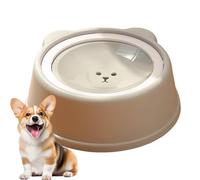 Dog Water Dish, Spill-Proof Dog Bowl, Slow Watering Feeder, Pet Drinking Pan, (Pink/Gray/Blue) 9.45x9.45x3.27 Inches, Non-Spill Plate for Dogs Cats, Pet Supplies