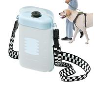 Dog Water Dispenser, Adjustable Dog Bottle, Big Dog Bottle, Puppy Water Bottle, Dog Walking Accessories, Water Bottle with Storage, Dog Walking Bottle, Poop Bag Holder for Dogs