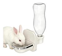 Dog Water Dispenser - Pet Drinking Feeder | No-Drip Water Bowl For Cage, Small Dogs, Cats, Ferret, Hamsters, Squirrel, Hedgehog, Bunny, Rabbits and Chinchilla, Space-Saving Tip-Proof