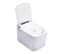 Dog Water Fountain - Automatic Sensor Cover, Pet Drinking Station for Home