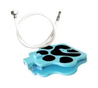 Dog Water Fountain, Pet Sprinkler Toy, Step-On Design, Outdoor Hydration System, Sturdy Material, Perfect for Yard Kennel or Park, 8.86x8.66x2.64 Inches, Blue Color, 1 Piece