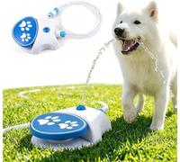 Dog Water Fountain Step On, Dog Sprinkler Paw Activated, Press Pedal Pet Water Dispenser with Adjustable Valve for Yard Garden and Outdoor Use