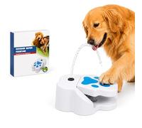 Dog Water Fountain Step On, Paw Activated Dog Water Fountain, Outdoor Dog Sprinkler Step On Drinking Fountain for Large Dogs, Fresh Water Dispenser for Yard Garden Pets