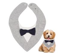 Dog Wedding Bandana, Stylish Tuxedo for Dog, Funny Dog Birthday Outfit, Dog Collar Bandana Accessories, Small Medium Large Breed Dog, Wedding Outfit for Dogs, Dog Tuxedo Bandana, Dog Birthday Accessor