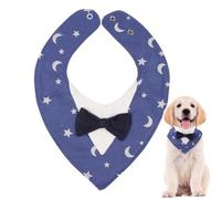 Dog Wedding Outfit - Pet Wedding Bandana | Soft Funny Bow Tie Dog Collar, Puppy Stylish Costumes Bow Tie Scarf, Suitable For Small Medium Large Breed Birthday Parties Pet