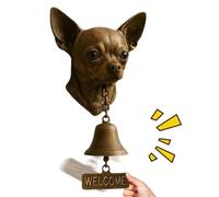 Dog Welcome Doorbells - Rustic Vintage Wall Mounted Door Chime