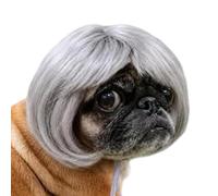 Dog Wig Human-Style Adjustable Funny - BangsHalloween Pet