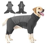 Dog Winter Clothes - Cold Weather Pet Jacket, Fleece Puppy Sweater | Adjustable Warm Dog Outfit Coat, Medium Large Size Outdoor Walking Hiking Camping Apparel for Small Large Breed Dogs