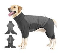Dog Winter Clothes - Cold Weather Pet Jacket, Fleece Puppy Sweater | Adjustable Warm Dog Outfit Coat, Medium Large Size Outdoor Walking Hiking Camping Apparel for Small Large Breed Dogs