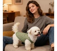 Dog Winter Coat - Insulated Windproof Pet Wrap | Small Medium Large Warm Cover | Puppies Kittens Thermal Clothes During Snow Fall Cold Weather Christmas Rain Season Outdoor Dogs Cats