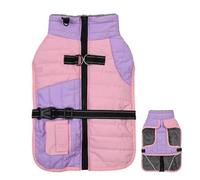 Dog Winter Coat, Puppy Jacket For Cold Winter, with Traction Holes Pet Pullover Jumper, Pet Cold Weather Coat, Thickened For Small Dogs Medium-Sized Dogs, L Size: 216g, XL Size: 240g 2XL: 292g