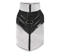 Dog Winter Coat, Thick Pet Apparel for Cold Weather, Christmas Dog Chaqueta, Small Puffer Jacket with 2 D-Rings, Zip-Up Sweater for Festive Holiday Warmth and Comfort