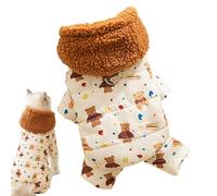 Dog Winter Coat, Warm Dog Jacket, Cat Winter Coat, Puppy Hooded Jacket, Cute Dog Clothes, Small Dog Sweater, Dog Jacket with Buckle, Puppy Coat with Hood, Winter Pet Clothes, Traction Buckle Dog,