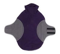 Dog Winter Coat with Traction Hole | Reflective & Adjustable Jacket for Medium/Large Dogs | Windproof & Tear - Strong for Hiking/Running | Super Soft Polyester & Plush (L)