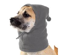 Dog Winter Hat - 20.5-21.5x26-28cm Comfortable Fleece Funny Transforming Pet Hat | Plush Christmas Dog Ear Cover For Small Medium Large Dogs | Warm Pet Headwear with Ear Holes, Snow Hats For Dogs