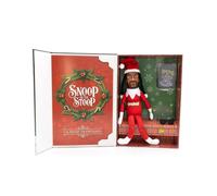 (Dog with gift box)Snoop On The Stoop - Snoop Dogg Doll Christmas Plush Figurine Toy Ornament Gift