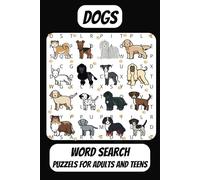 Dog Word Search Puzzle Book: 6x9 inches, 110 pages I 50+ Puzzles