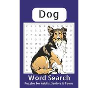 Dog word search puzzle book: Word Search with Eazy to read print about Dogs, Dog food, Dog toys and more | 6x9 inches | 110 pages | 50+ puzzles ... gifts for vacation, holidays and free times