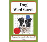 Dog Word Search Puzzle Book: Word Searches with Easy to Read Print about Dogs, Puppies, Animals and More | 6x9 inches, 110 pages | 50+ Puzzles ... Gift for Vacations, Holidays and Free Times