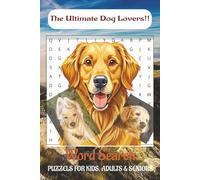 Dog Word Search Puzzle Book: Word Searches with Easy to Read Print about Dogs, Puppies, Dog Training and More | 6x9 inches, 110 pages | 50+ Puzzles... Gift for Vacation, Holidays and Free Times