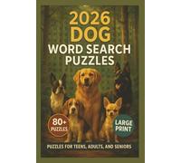 Dog Word Search Puzzles: Word Search Puzzles with Large Print about Dogs, Pets, Outdoors and More | 6 x 9 inches, 124 pages | 80 Puzzles…Gift for Vacations, Holidays and Relaxation