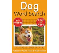 Dog Word Search: Word Search Puzzles with Easy-to-Read Print about Endearing Names, Descriptions, Actions and More | 6 x 9 inches (15.24 x 22.86 cm), ... for Vacations, Holidays and Long Waits