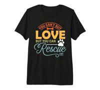 Dog You Can't Buy Love But You Can Rescue It Dogs Lovers Camiseta Premium