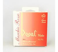 Dogal® »R31 VIOLIN SET MARCHIO ROSSO 4/4-3/4 CHROMESTEEL« Cuerdas para Violín - Chrome Flat Wound - Ball End