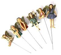 DOGARI Flower Pot Decoration 6pcs Miniature Fairies Figurines Accessories Fairy Garden Accessories Garden Decorations Grave Ornaments for Outdoor Decor Home