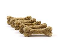 DOGBOSS Huesos masticables Ingredientes 100% Naturales, recomendados para Cachorros de más de 16 semanas y para Perros Mayores, Diferentes tamaños y sabores (5 Huesos con Pato y Manzana, 12 cm)