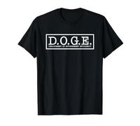 Doge Doge Departamento DE UBERNAMENTAL Camiseta gráfica económica, Hombre, Negro, M